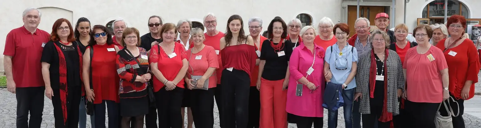 Gruppenfoto der Ersten Trauner Künstlergruppe